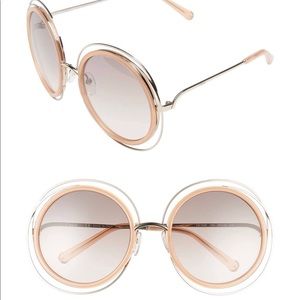 Chloe Carlina Sunglasses in Pink